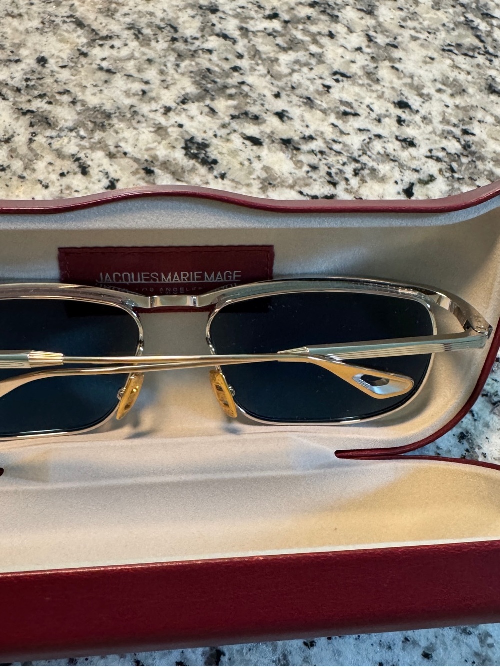 Jacques Marie Mage Melville Silver Frame Sunglasses - Picture 6 of 8